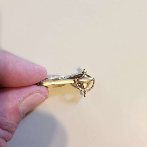 Gold Plated Tie Clip - Picture 2 of 2